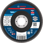 Lamelový kotouč Bosch EXPERT X782 125 mm G120 pro broušení kovů s dlouhou životností.